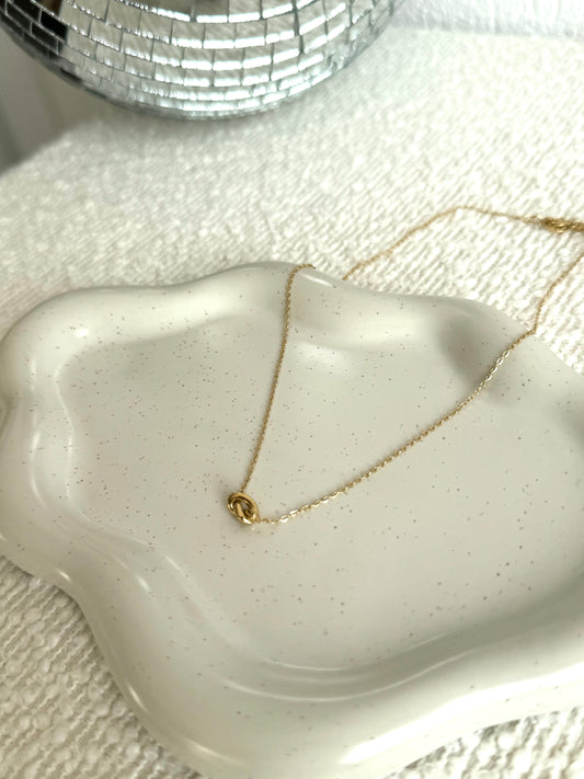 Ivy ketting goud
